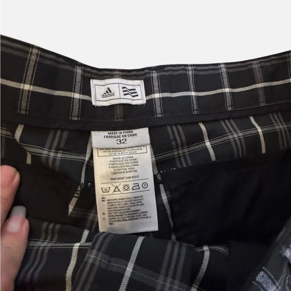 TWO PAIR Adidas Golf Shorts Men 32 Flat Front Stretch